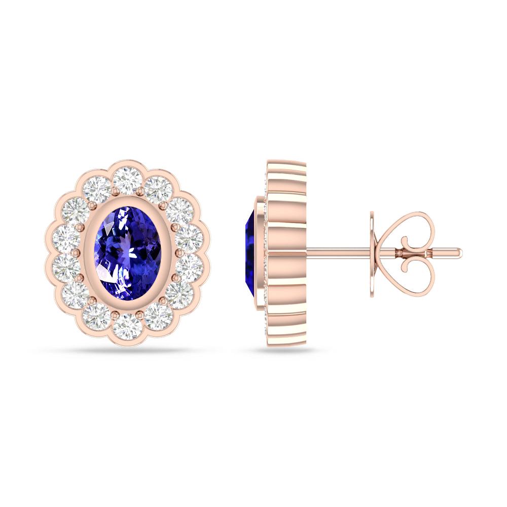 Rose Gold - Tanzanite